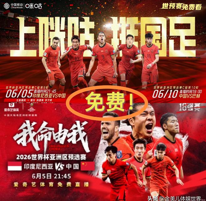 CCTV5停播两平台免费观看！不朽情缘明晚直播：印尼对阵中国(图10)